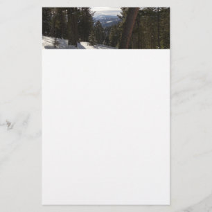 Madison Mountains im Winter in Montana Briefpapier