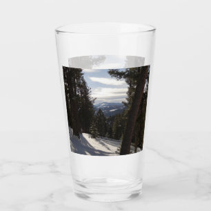 Madison Mountains im Winter in Montana Glas