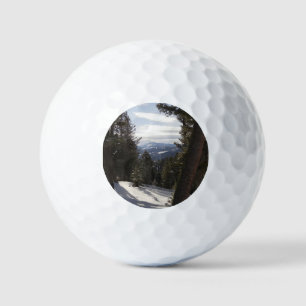 Madison Mountains im Winter in Montana Golfball