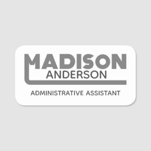 Madison Name Tag Namensschild