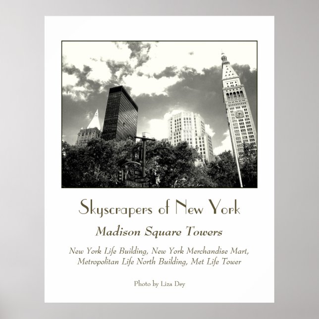 'Madison Square Towers'-Poster Poster (Vorne)