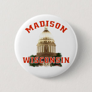 Madison, Wisconsin Button