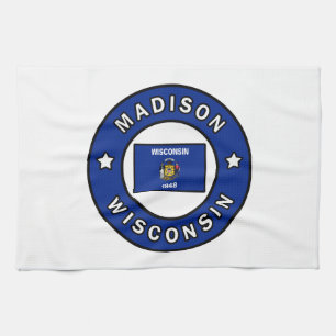 Madison Wisconsin Geschirrtuch