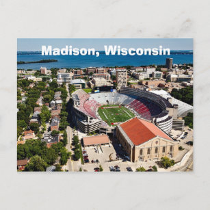 Madison Wisconsin - Hauptstadt Postcard Postkarte
