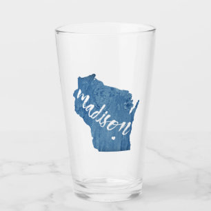 Madison, Wisconsin Holzkörner Glas