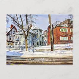 Madison, Wisconsin Postcard Postkarte