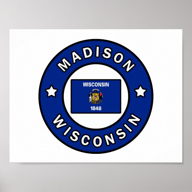 Madison Wisconsin Poster (Vorne)