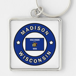 Madison Wisconsin Schlüsselanhänger