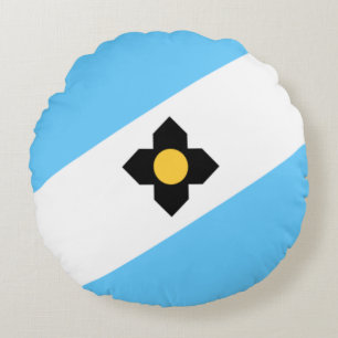 Madison (Wisconsin) Stadtflagge Rundes Kissen
