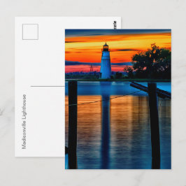 Madisonville Lighthouse Postcard Postkarte