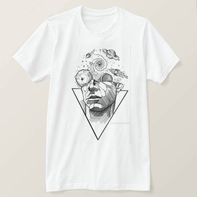 Madness Skull T - Shirt - Dunkle Gothic Streetwear (Design vorne)