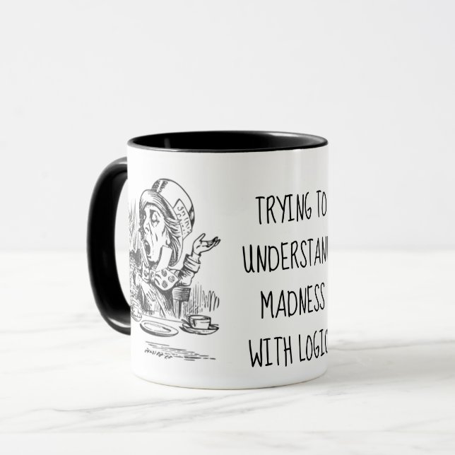 MADNIS UND LOGIK TASSE (Vorderseite Links)