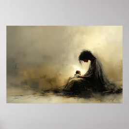 Madona und Kind Poster