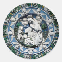 Madonna Adoring by Della Robbia