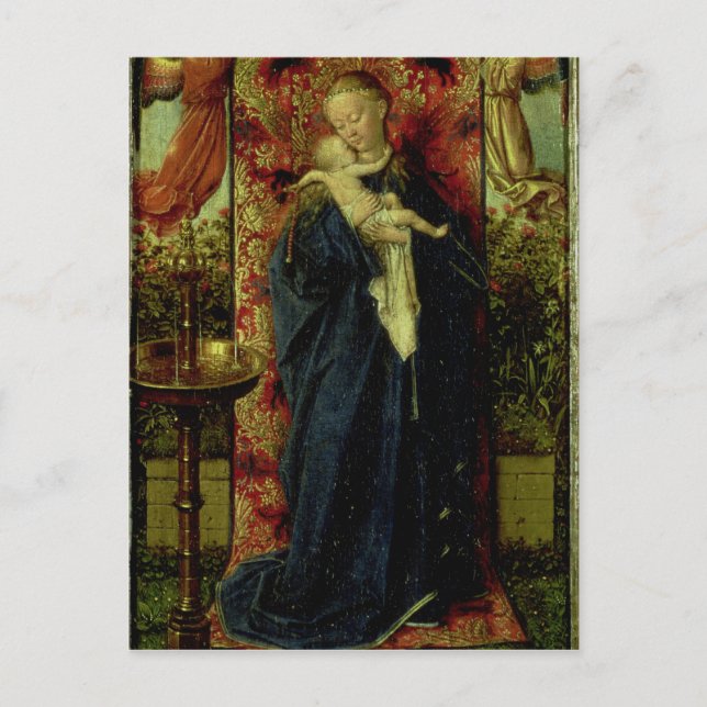 Madonna am Brunnen, 1439 Postkarte (Vorderseite)
