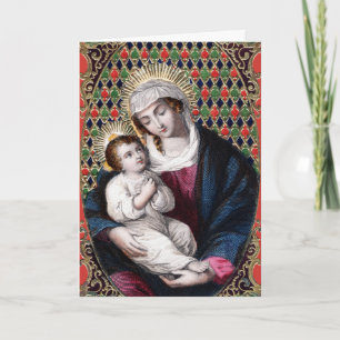 Madonna and Child (DPT 001) Feiertagskarte
