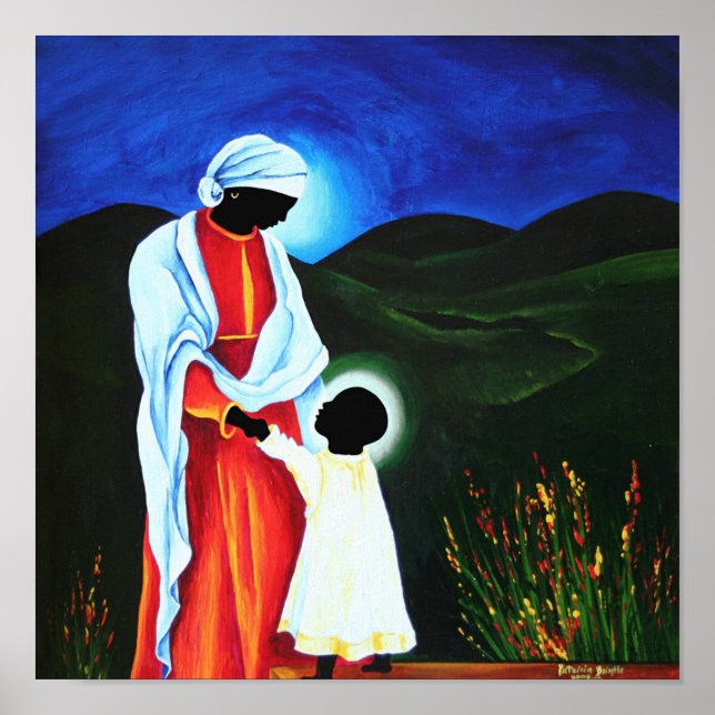 Madonna and child - First steps 2008 Poster (Vorne)