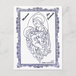 Madonna-Betrug Santacito Feiertagspostkarte