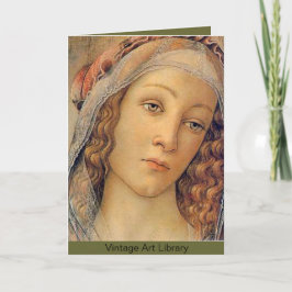Madonna - Botticelli Feiertagskarte