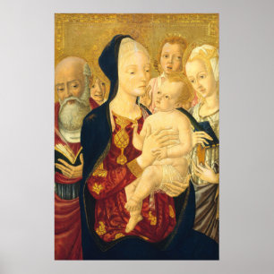 Madonna & Child Matteo di Giovanni Poster d'art