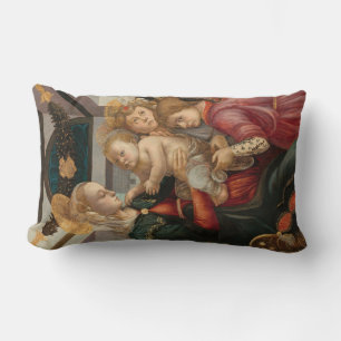 Madonna & Child, Sandro Botticelli Lendenkissen