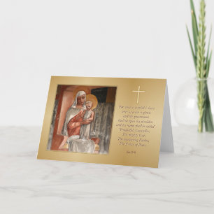 Madonna Christmas Card Feiertagskarte