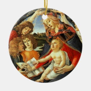 Madonna de Botticelli. Ornement cadeau de Noël