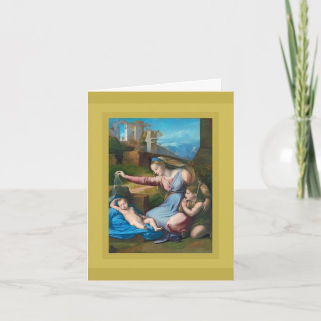 MADONNA DE LA CARTE DE VACANCES BLEU DIADEM (Devant)