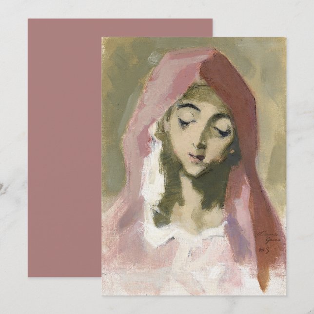 Madonna de la Charité, Helene Schjerfbeck (Vorne/Hinten)