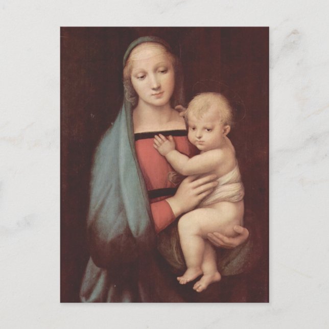 Madonna del Granduca von Raphael Postkarte (Vorderseite)