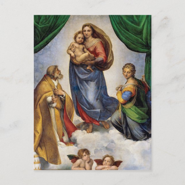 Madonna del Sasso | Raphael | Postkarte (Vorderseite)