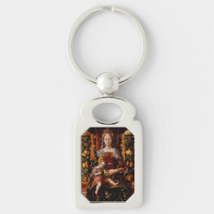 Madonna della Candeletta von Carlo Crivelli Schlüsselanhänger