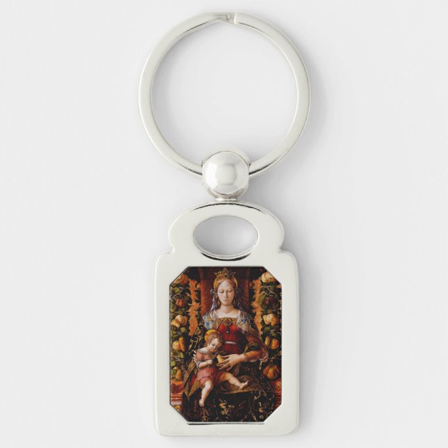 Madonna della Candeletta von Carlo Crivelli Schlüsselanhänger (Vorderseite)