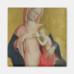 Madonna der Bescheidenheit, c.1410 (Tempera auf Magnet