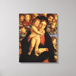 Madonna der Cherubim von Andrea Mantegna Leinwanddruck