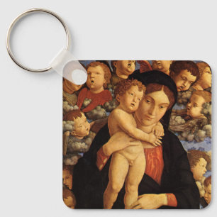 Madonna der Cherubim von Andrea Mantegna Schlüsselanhänger