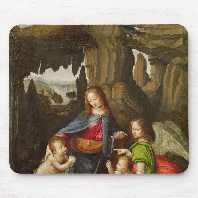 Madonna der Felsen Mousepad (Vorne)