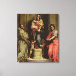 Madonna der Harpies, 1517 (Öl auf Platte) Leinwanddruck
