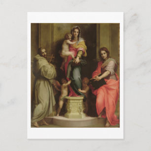 Madonna der Harpies, 1517 (Öl auf Tafel) Postkarte