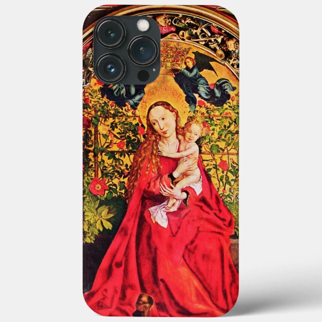 MADONNA DER ROSE BOWER Case-Mate iPhone HÜLLE (Rückseite)