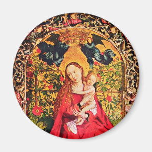 MADONNA DER ROSE BOWER MAGNET