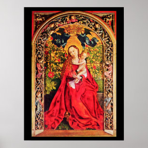 MADONNA DER ROSE BOWER POSTER