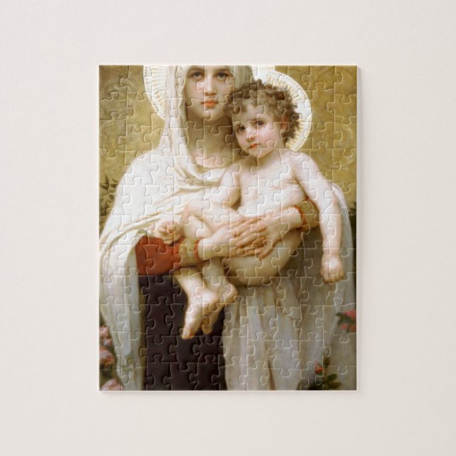Madonna der Rosen und des Säuglings-Kindes Jesus (Vertikal)