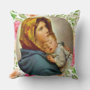 Madonna der Straßen Heilige Maria Madonnina Kissen
