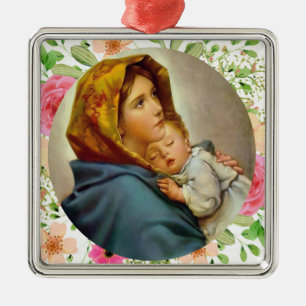 Madonna der Straßen heilige Mary Madonnina Ornament Aus Metall