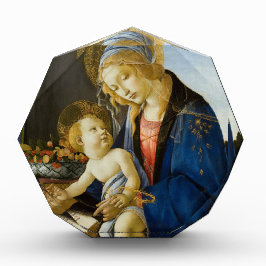 Madonna des Buches durch Botticelli religiös Fotoblock