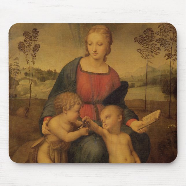Madonna des Goldfinch, c.1506 Mousepad (Vorne)