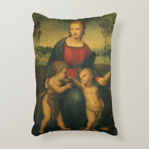 Madonna des Goldfinken von Raphael Sanzio Dekokissen