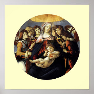Madonna des Granatapfels Poster