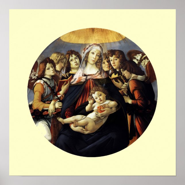 Madonna des Granatapfels Poster (Vorne)